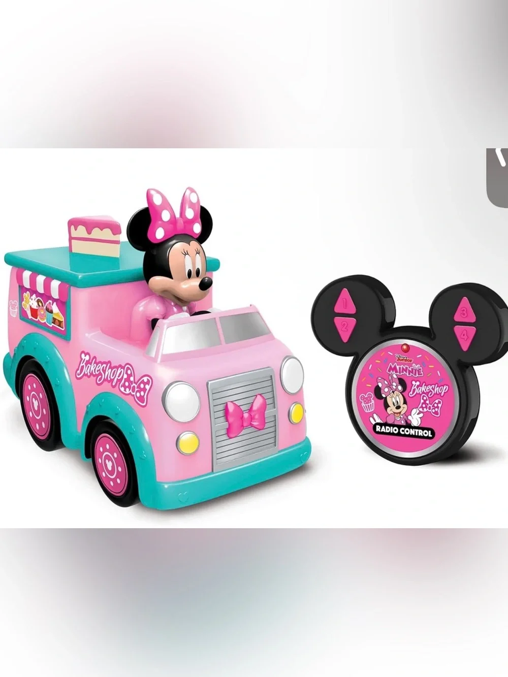 Disney Junior Minnie Pink Ice Cream Truck Radio Control Toy